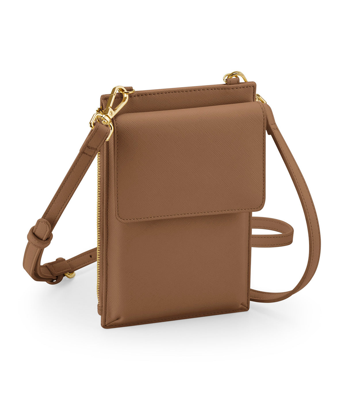 Boutique phone carry case | tan