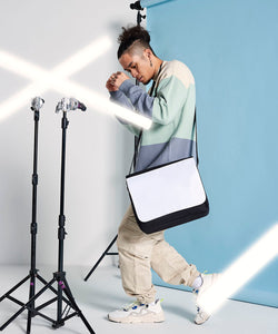 Sublimation messenger bag | black