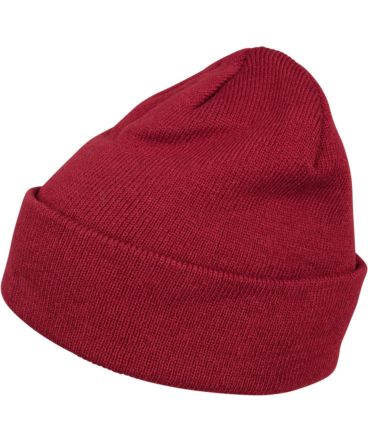 Heavy knit beanie | burgundy