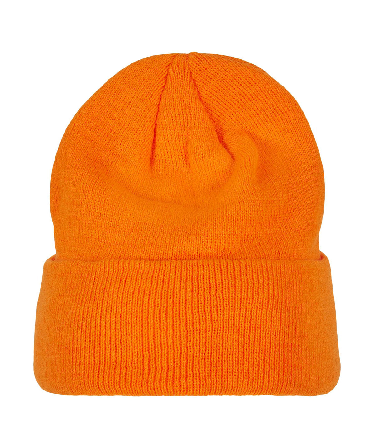 Heavy knit beanie | orange