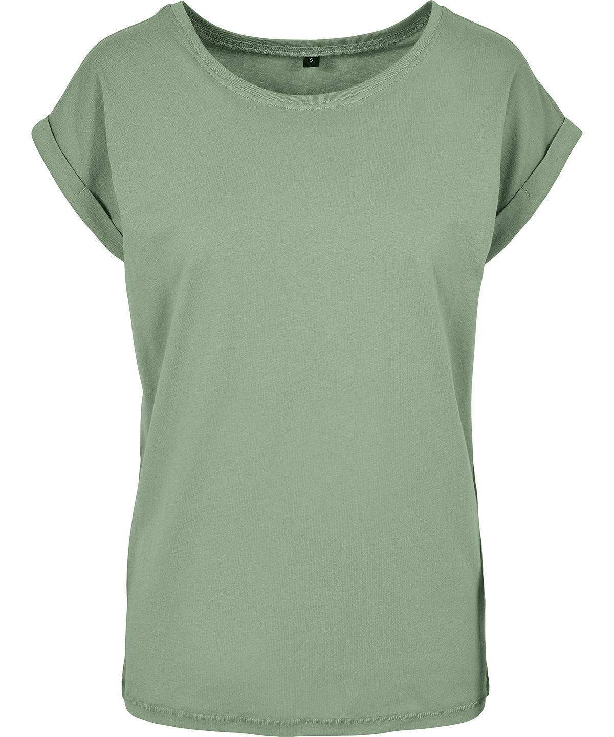 Womens extended shoulder tee | magic salvia