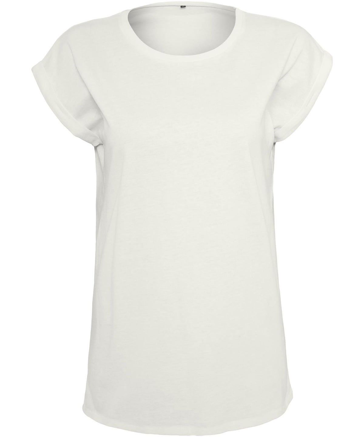 Womens extended shoulder tee | ready for dye