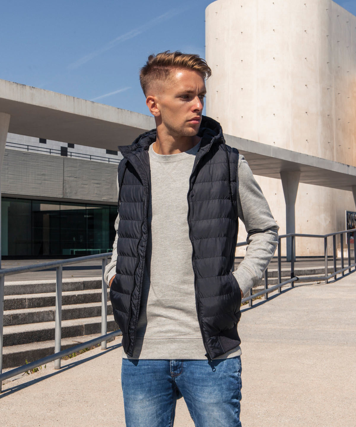 Bubble vest | black/black