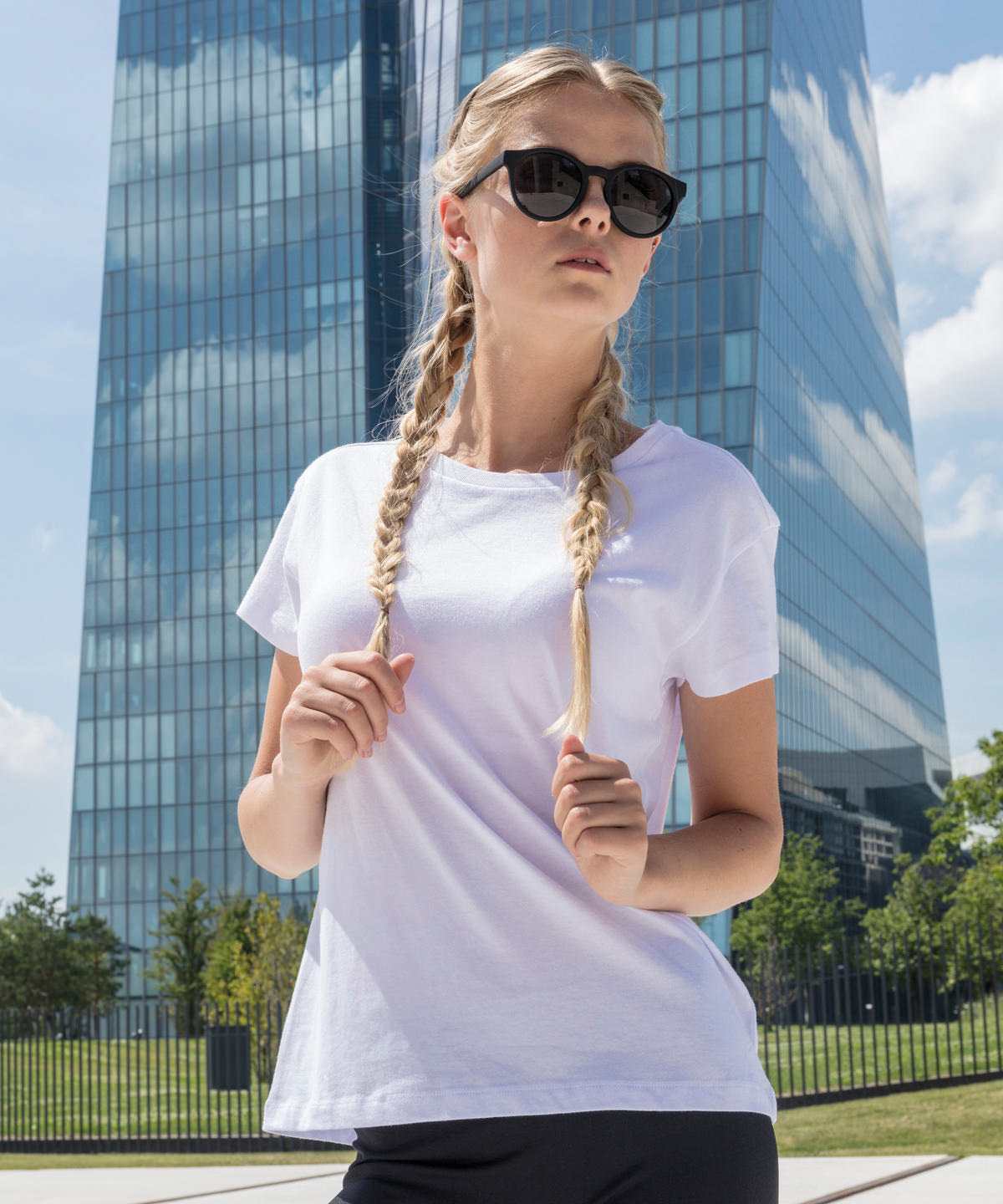 Womens box tee | pink