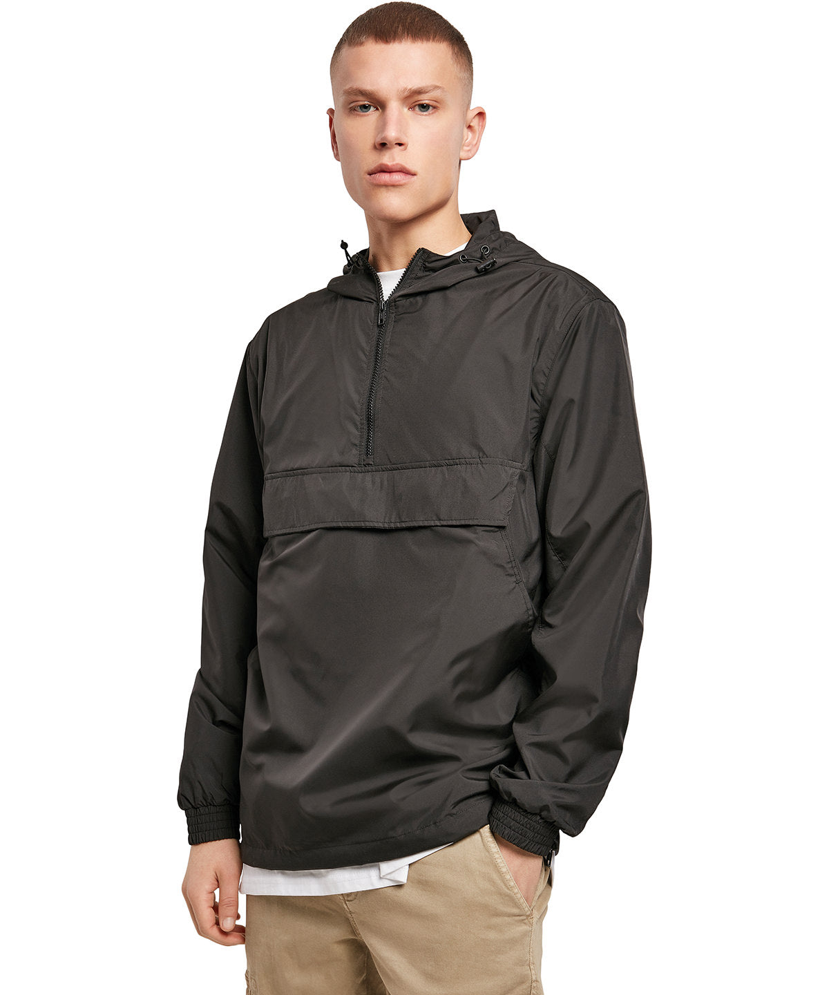 Basic pullover jacket | black