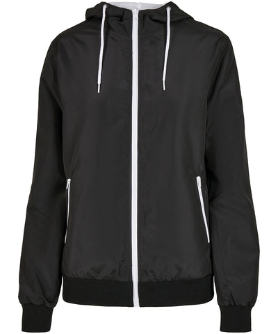 Womens recycled windrunner | black/white