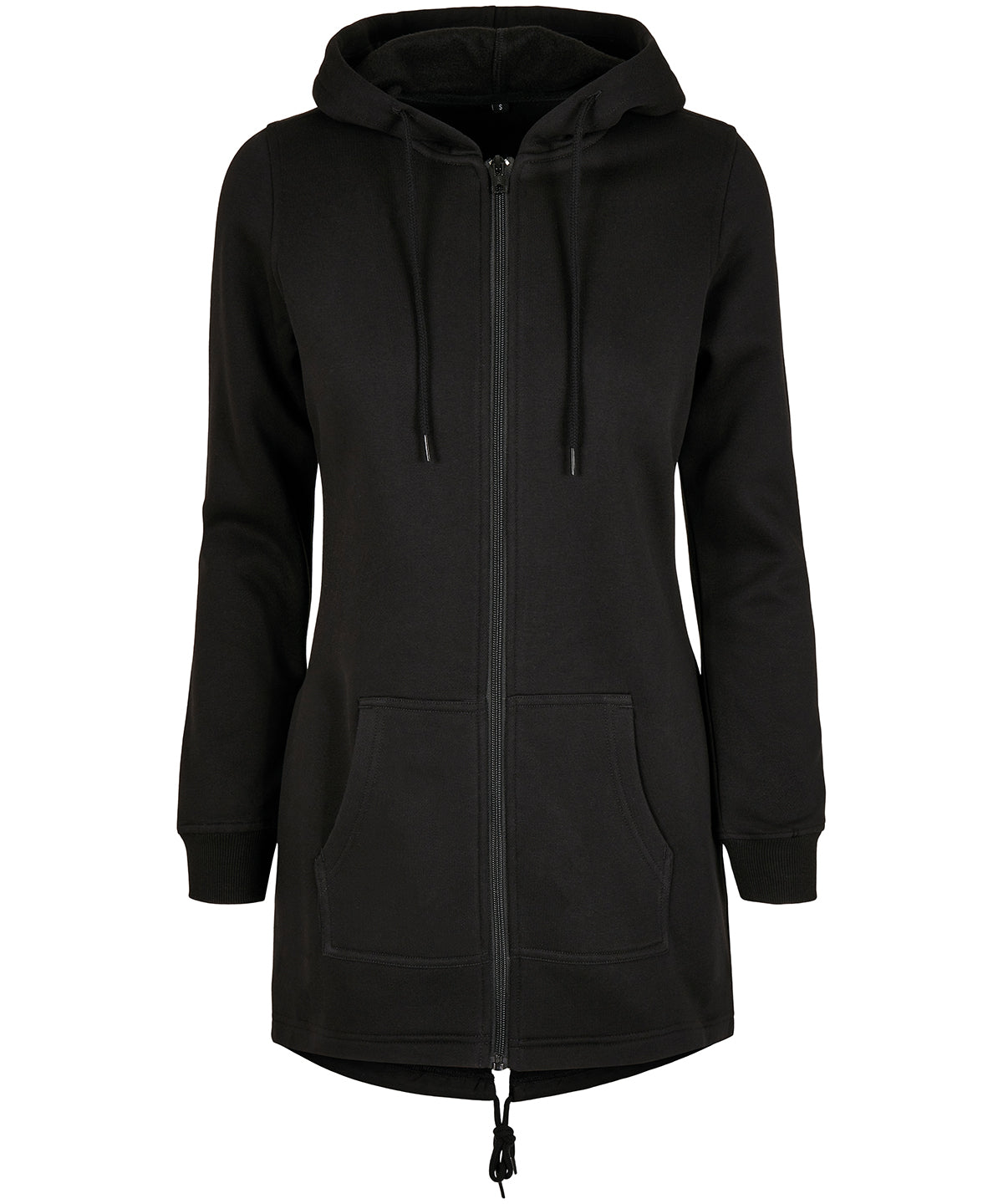 Womens sweat parka | black