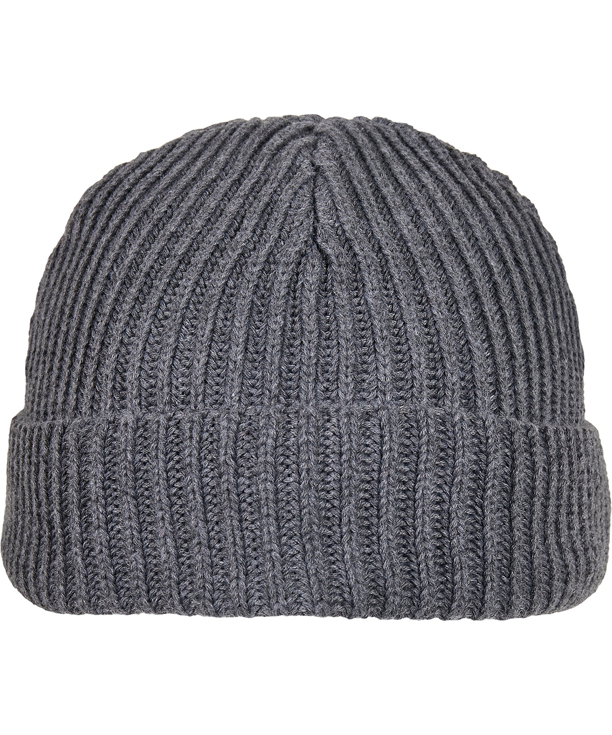 Recycled yarn fisherman beanie | asphalt