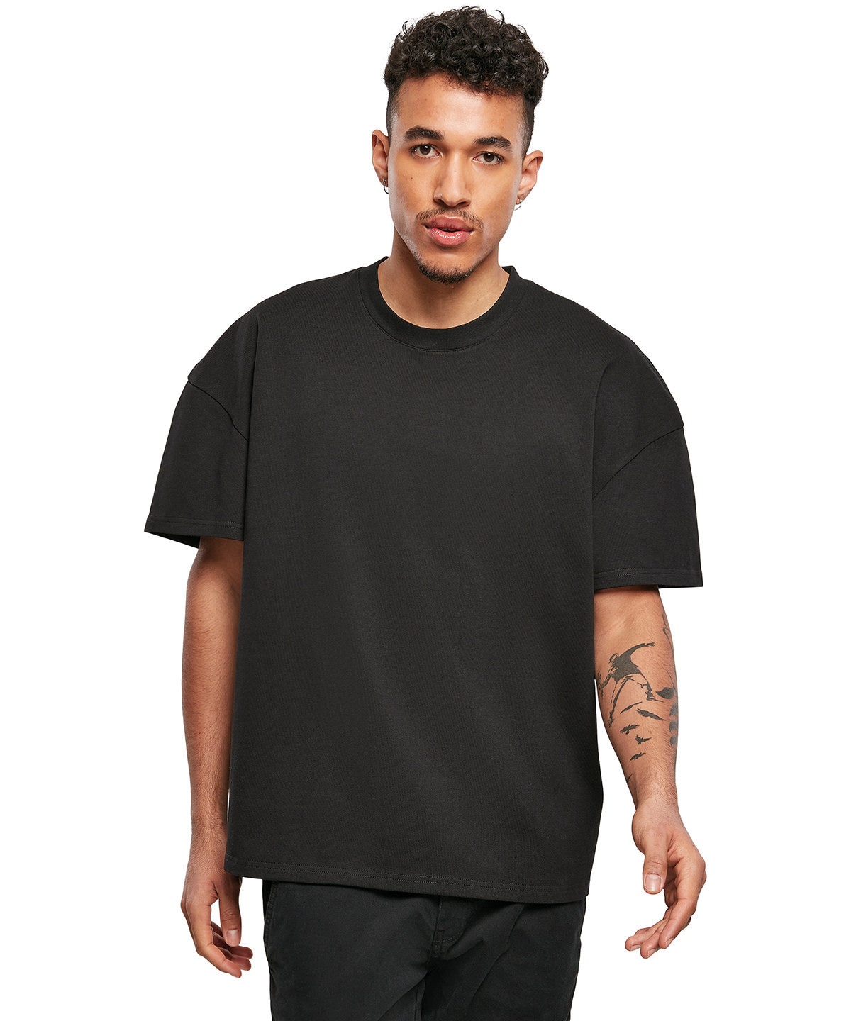 Ultra heavy cotton box tee | black