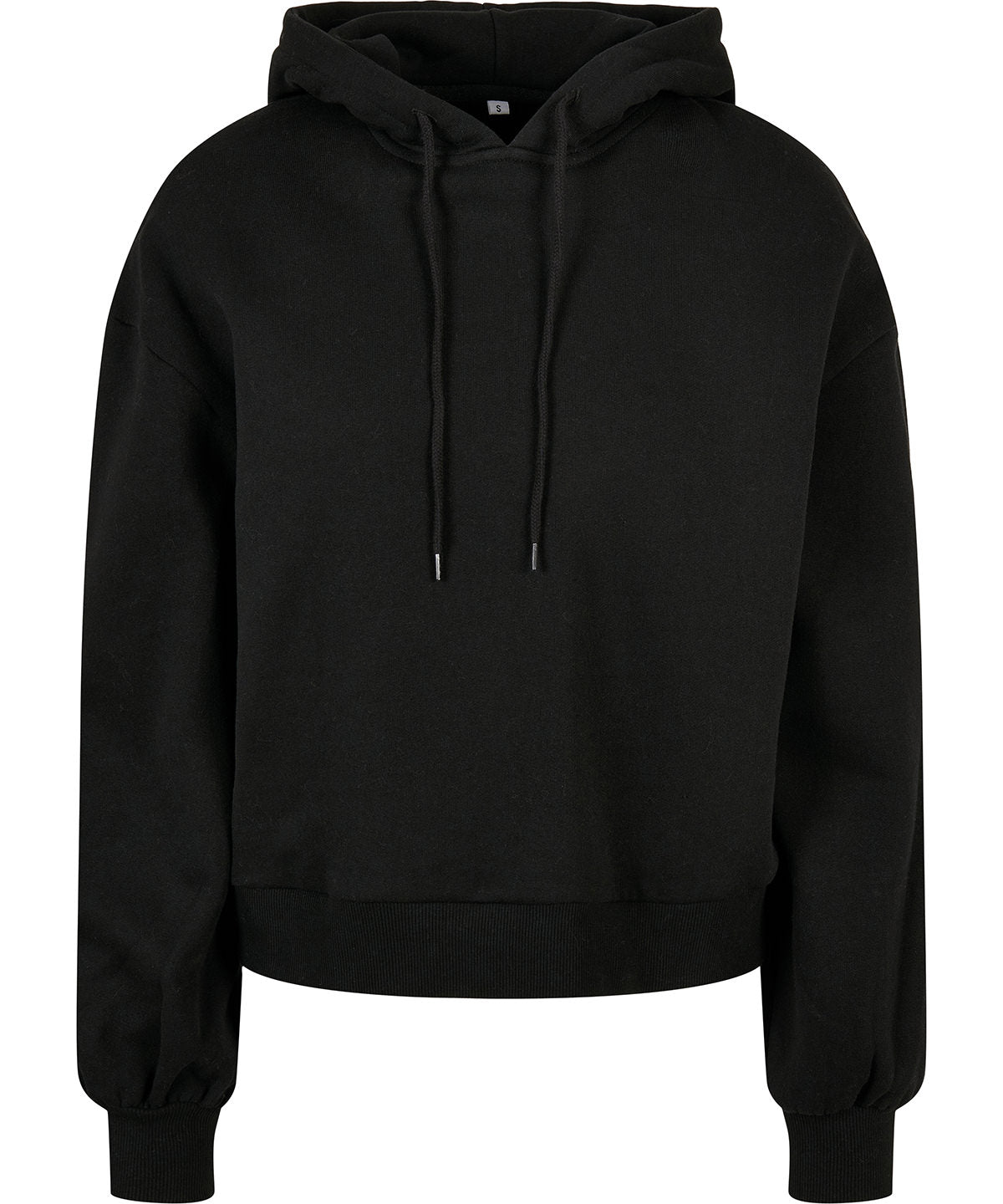 Womens organic oversized hoodie | Black