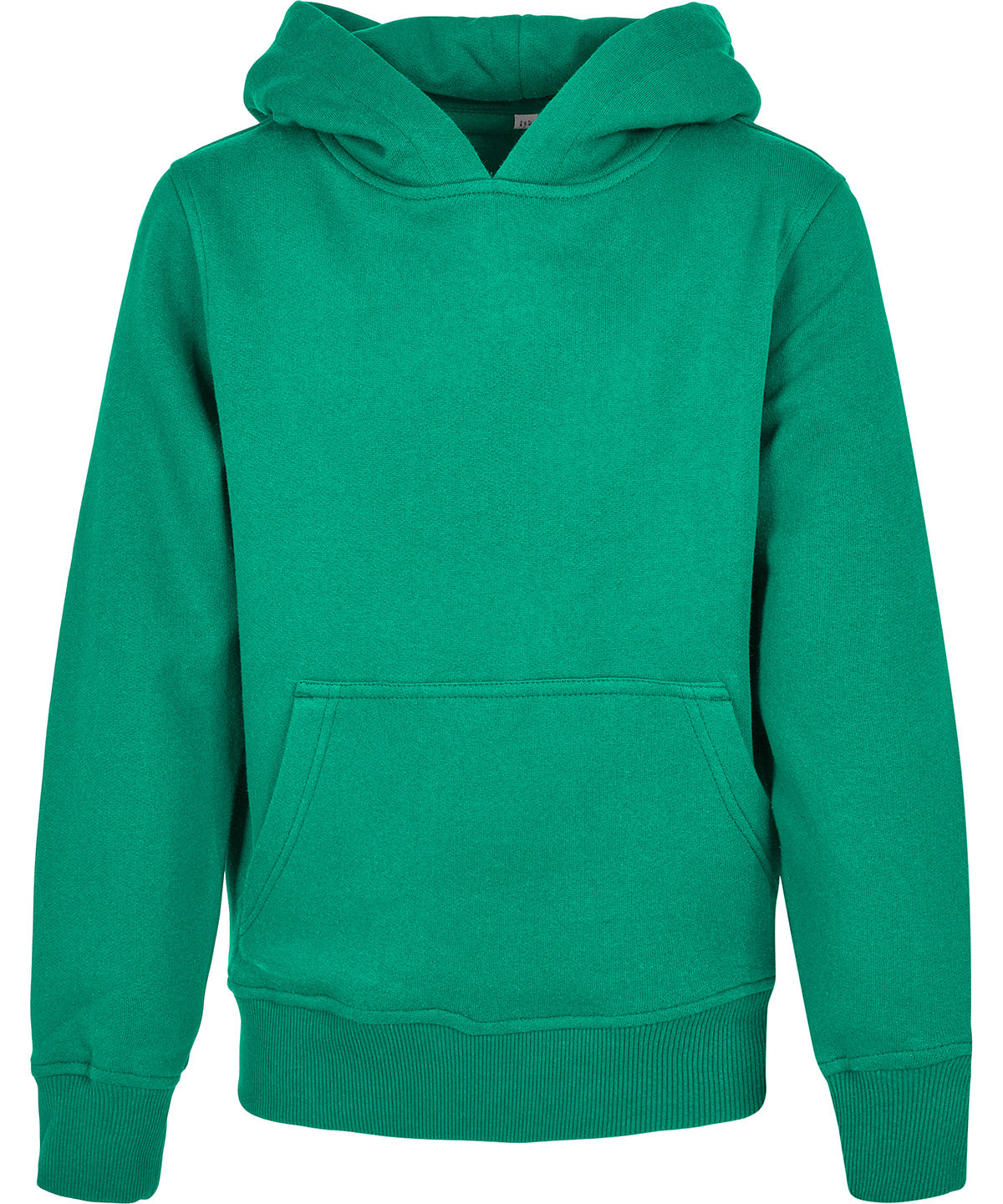 Organic kids basic hoodie | grass green