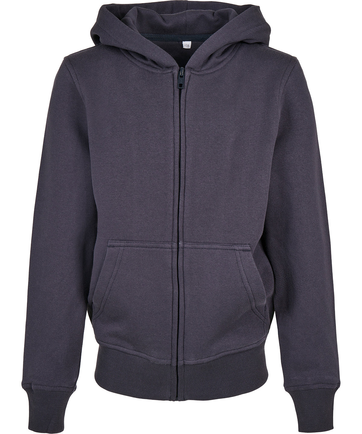 Organic kids basic zip hoodie | navy