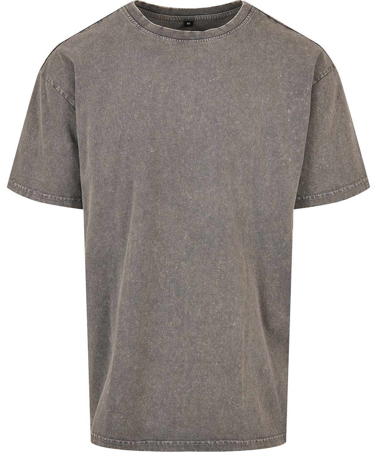 Acid washed heavy oversized tee | Asphalt