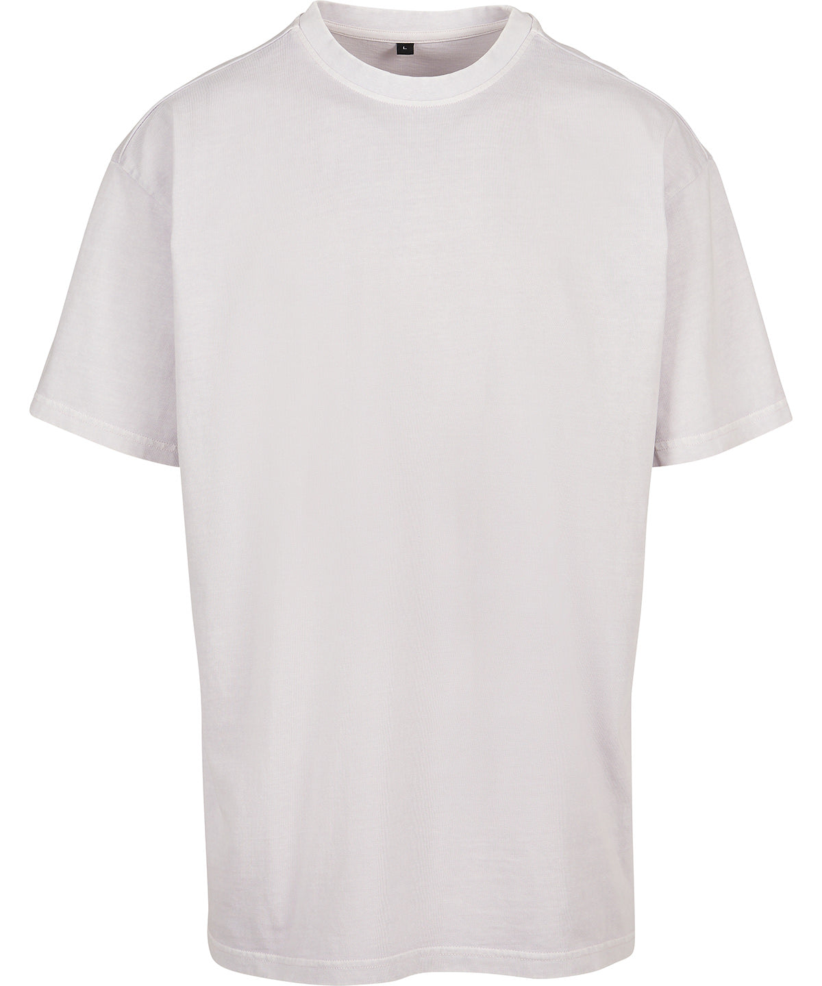 Acid washed heavy oversized tee | soft lilac