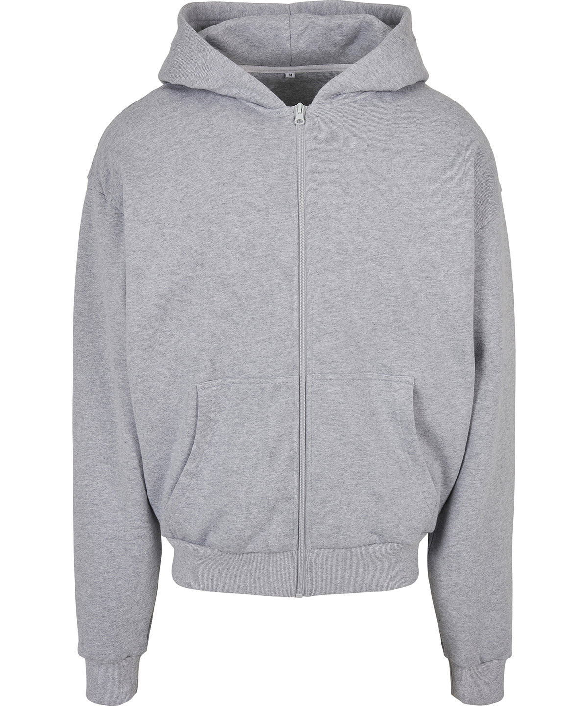 Ultra heavy zip hoodie | Heather Grey