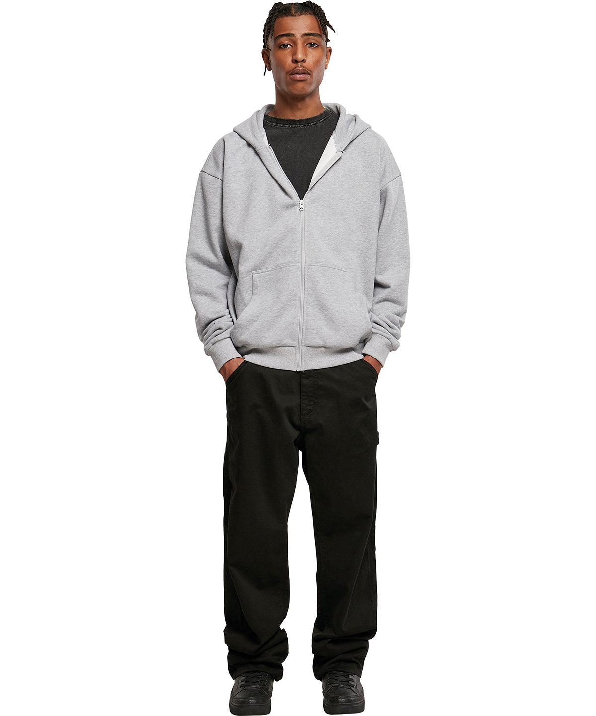 Ultra heavy zip hoodie | black