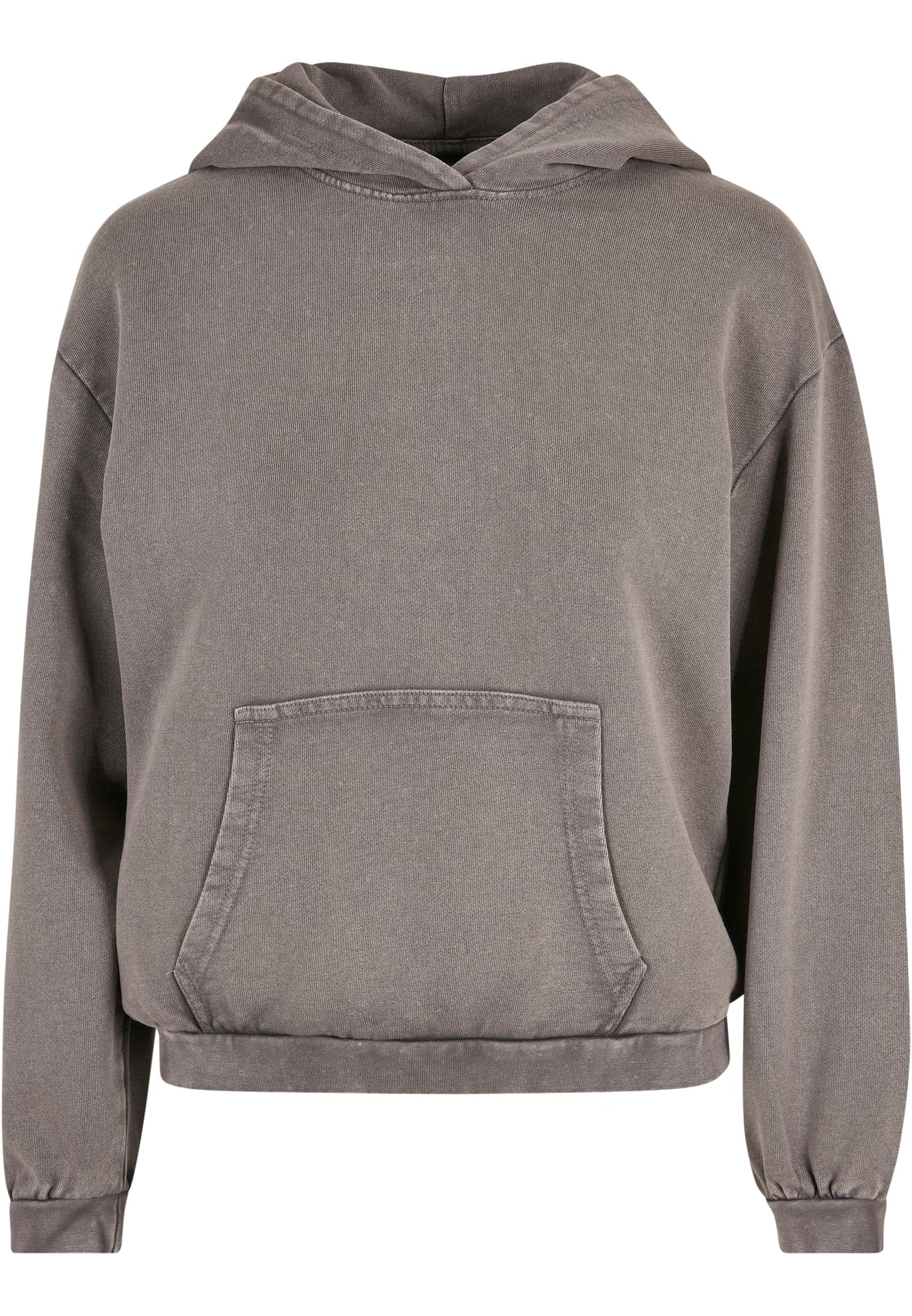 Womens acid washed oversized hoodie | asphalt