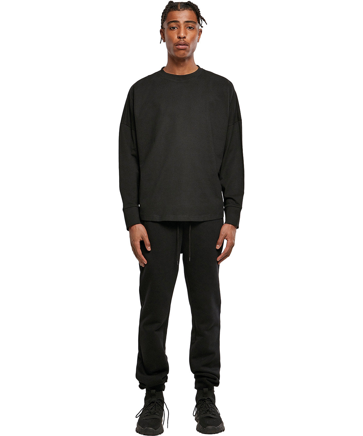 Oversize cut on sleeve long sleeve | black
