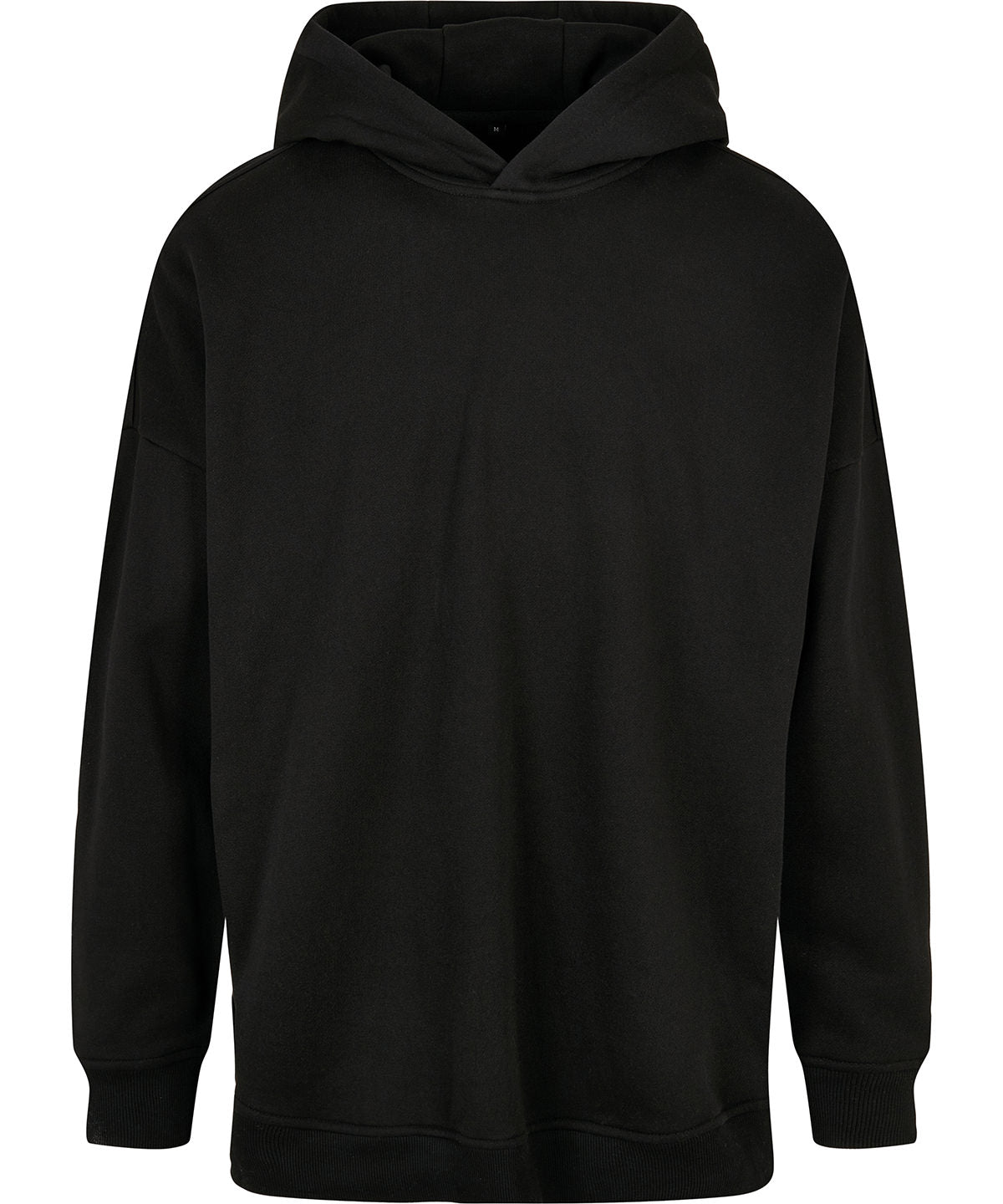 Oversized cut-on sleeve hoodie | Black