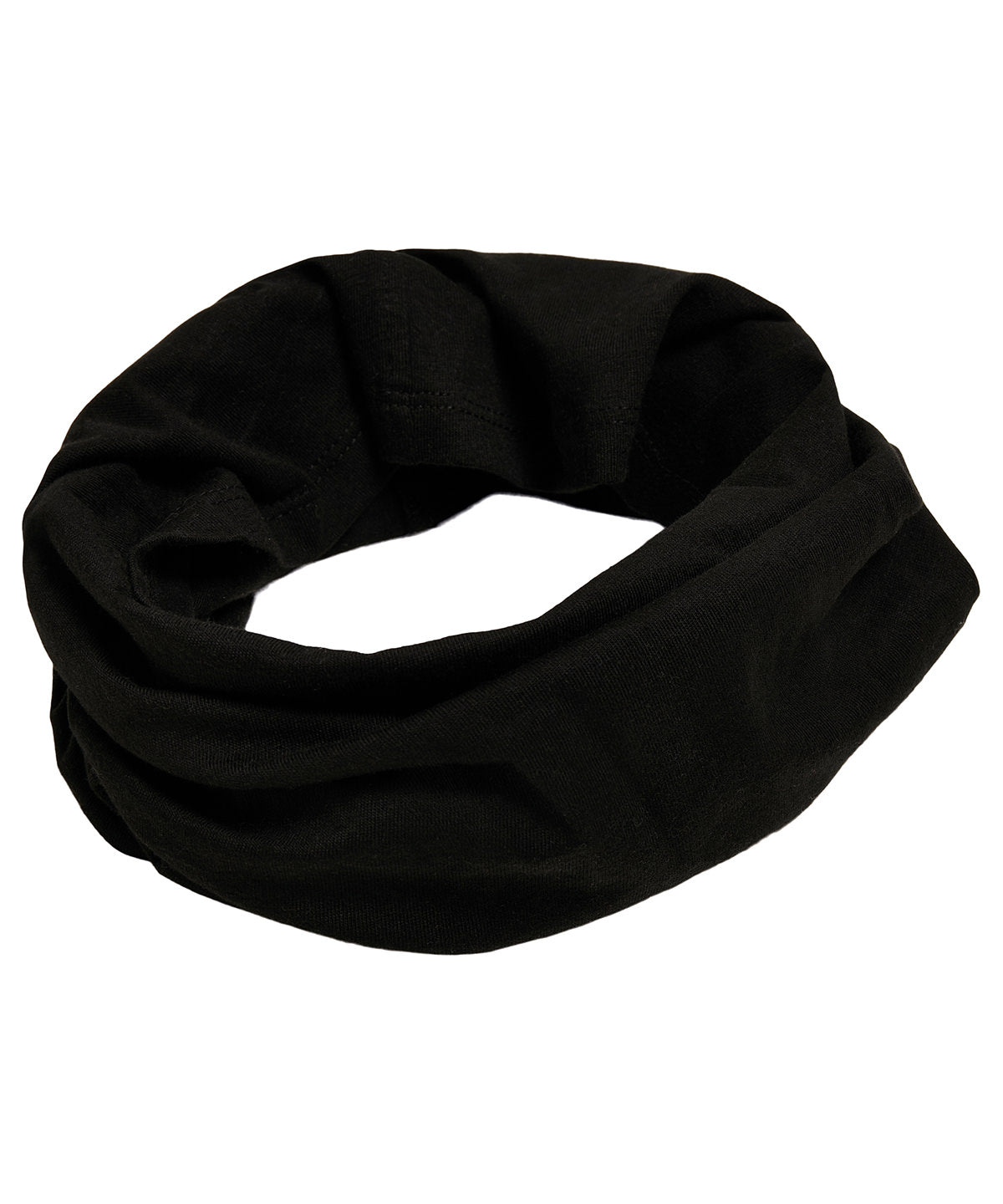 Organic cotton tube scarf | black