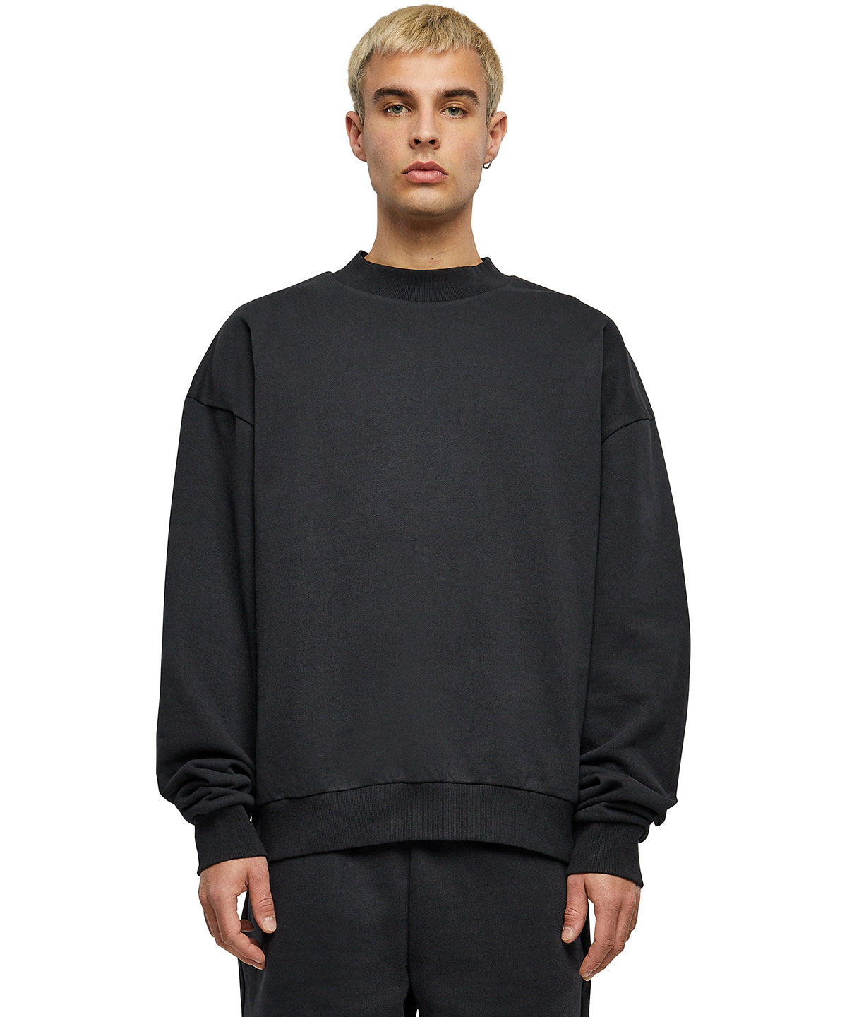 Ultra-heavy cotton crew neck | white