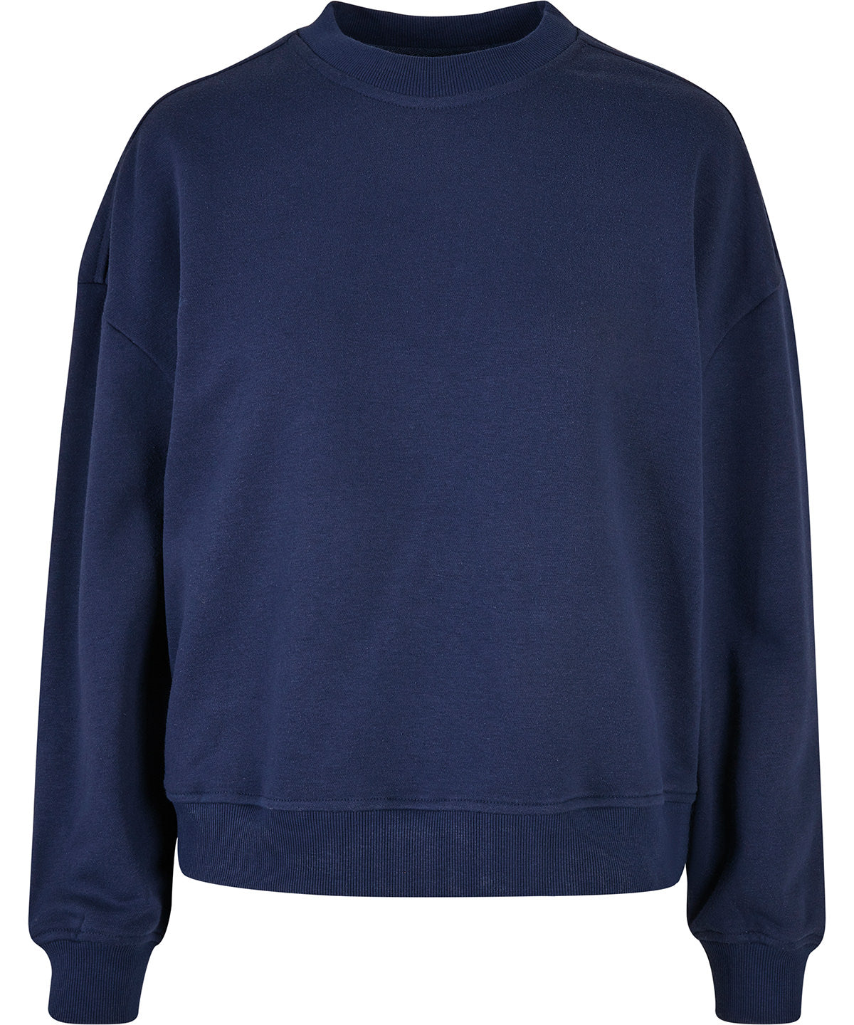 Womens oversized crew neck sweatshirt | light navy
