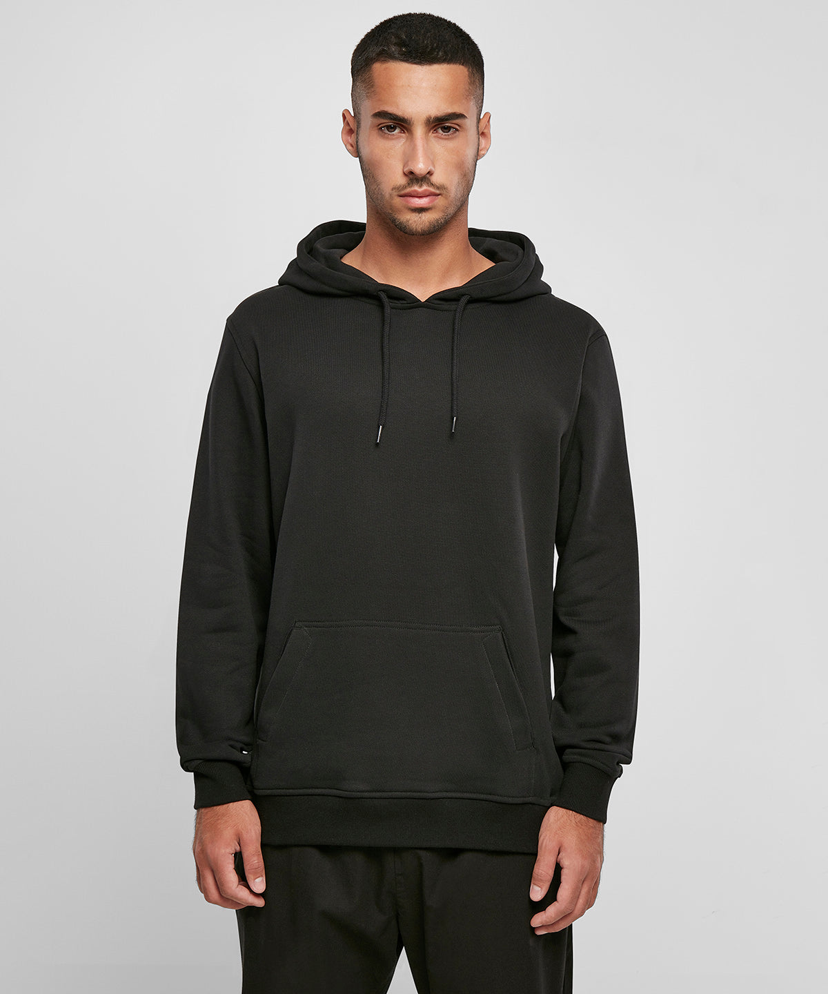 Ultra-heavy regular hoodie | black