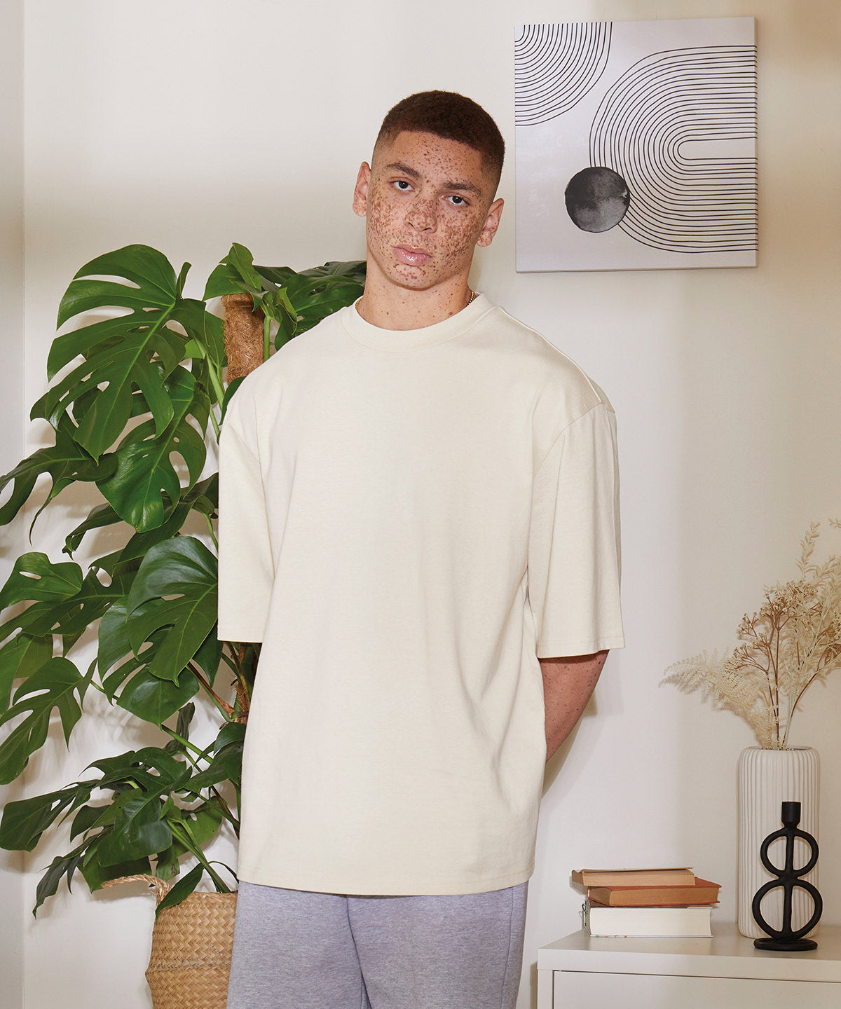 Oversized sleeve tee | black