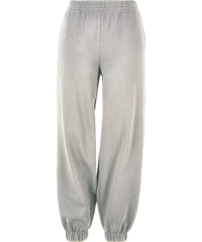 Womens high waist balloon sweatpants | heather grey