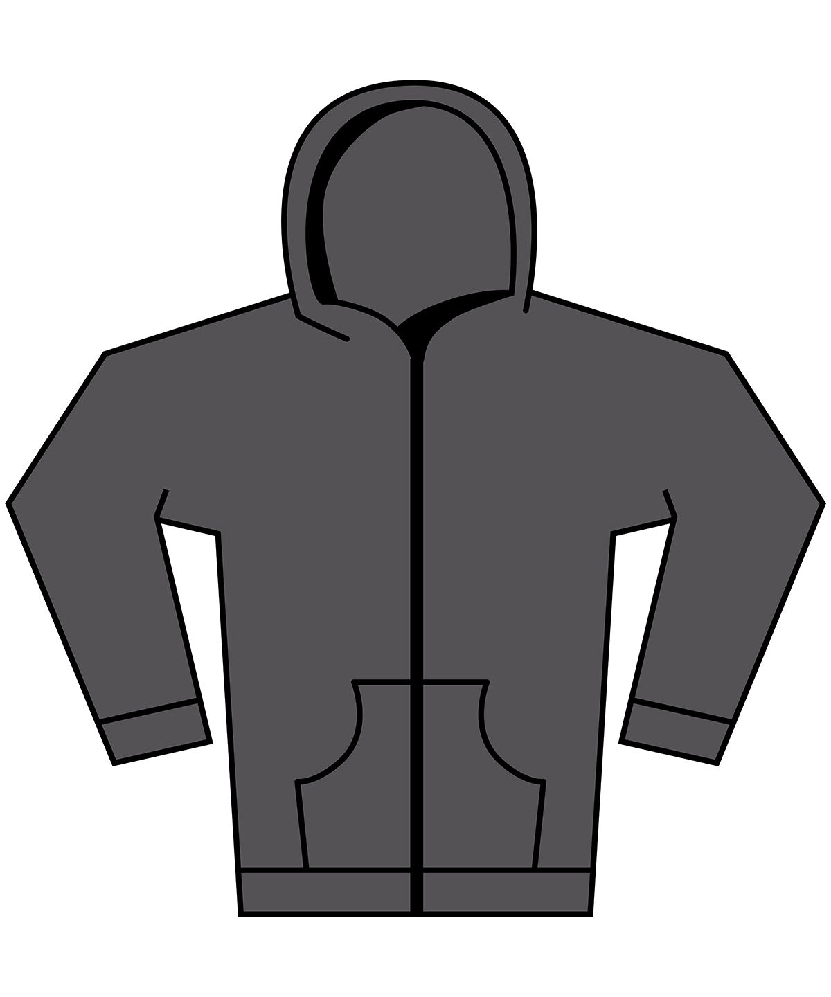 Vintage heavy zip hoodie | magnet
