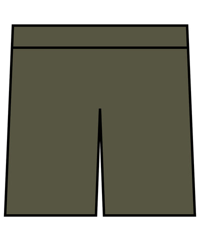 Vintage heavy sweatshorts | olive