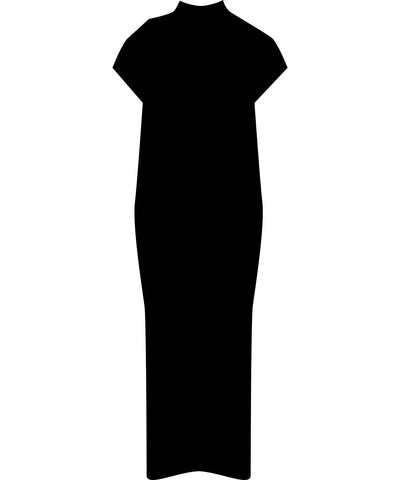 Womens vintage long dress | black