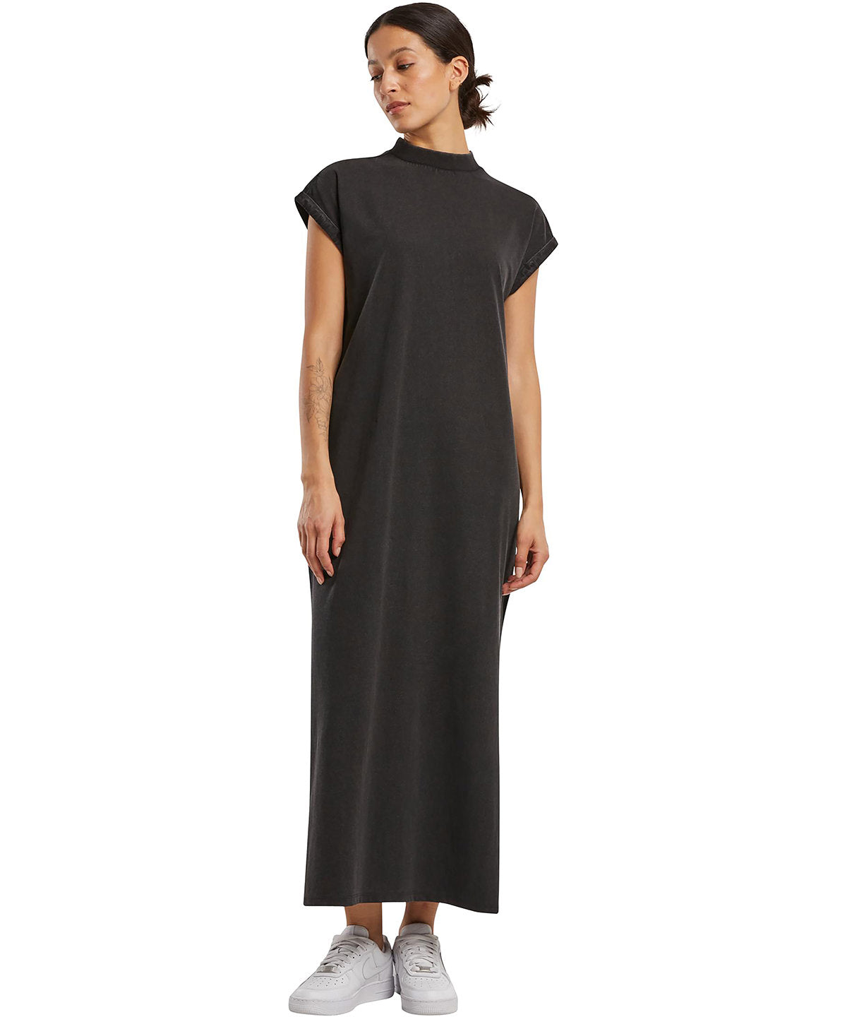 Womens vintage long dress | black