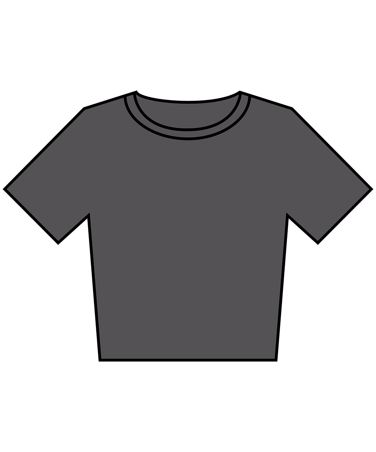 Womens vintage cropped tee | magnet