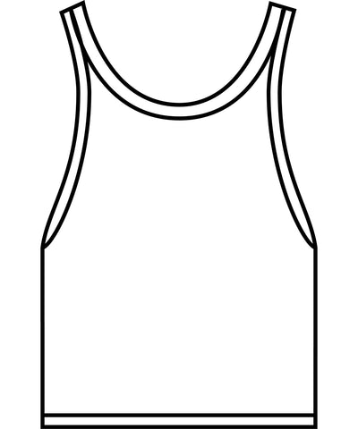 Womens stretch Jersey short slim top | white