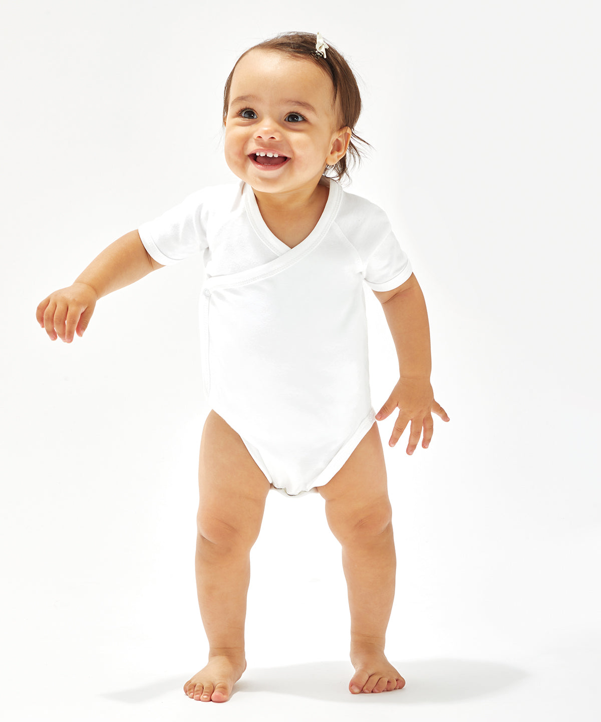 Baby organic kimono bodysuit | organic white