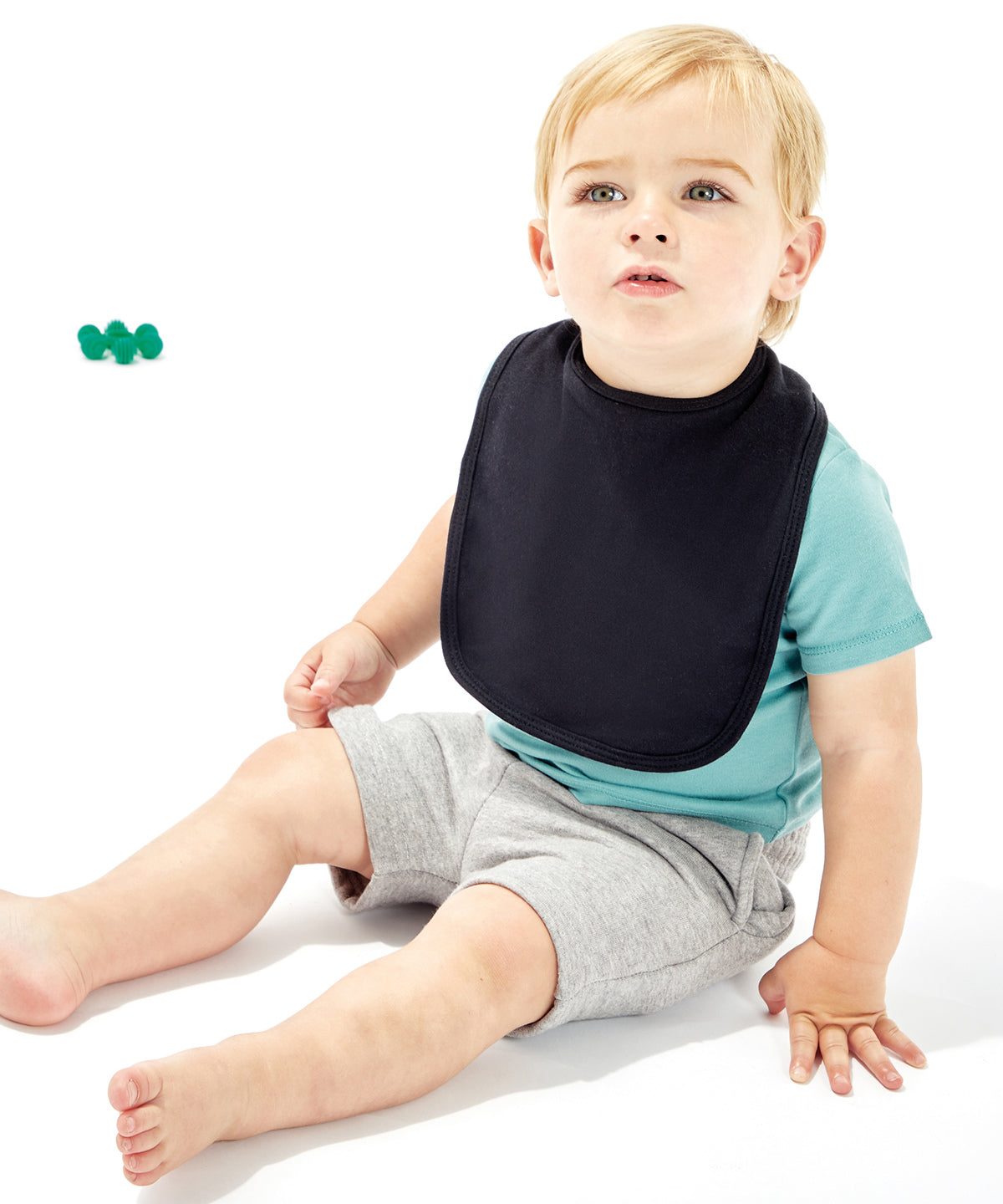 Baby bib | black