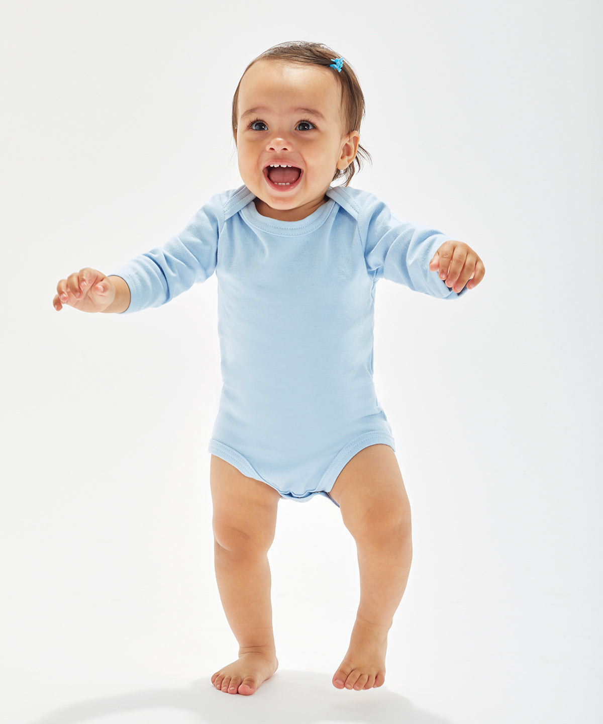 Baby organic long sleeve bodysuit | organic black