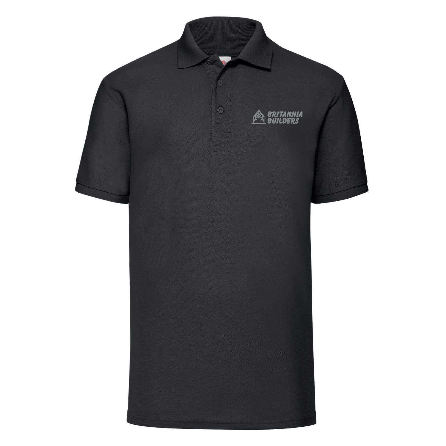 Britannia Builders | 65/35 Polo | Black