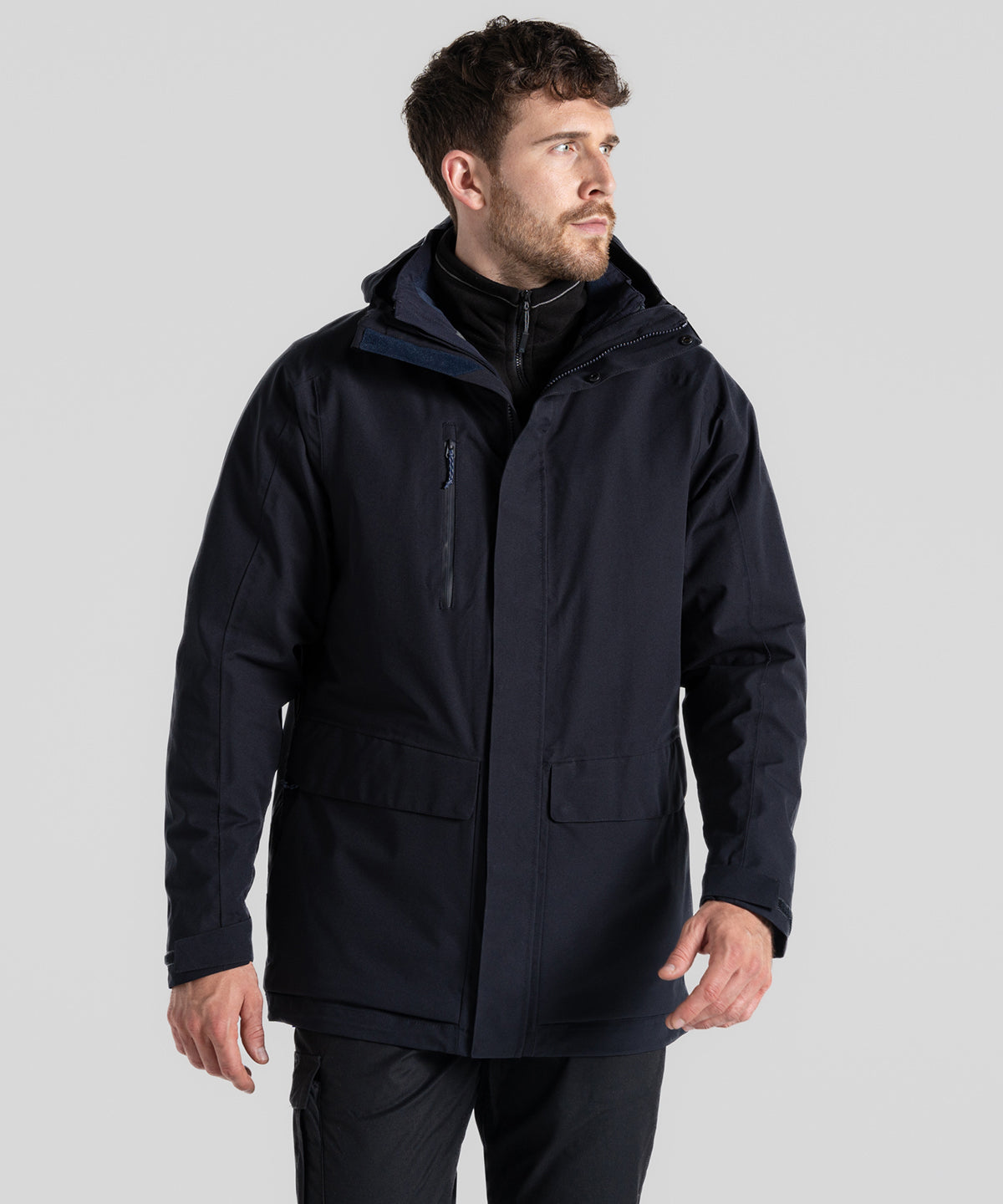 Expert Kiwi pro stretch 3-in-1 jacket | black