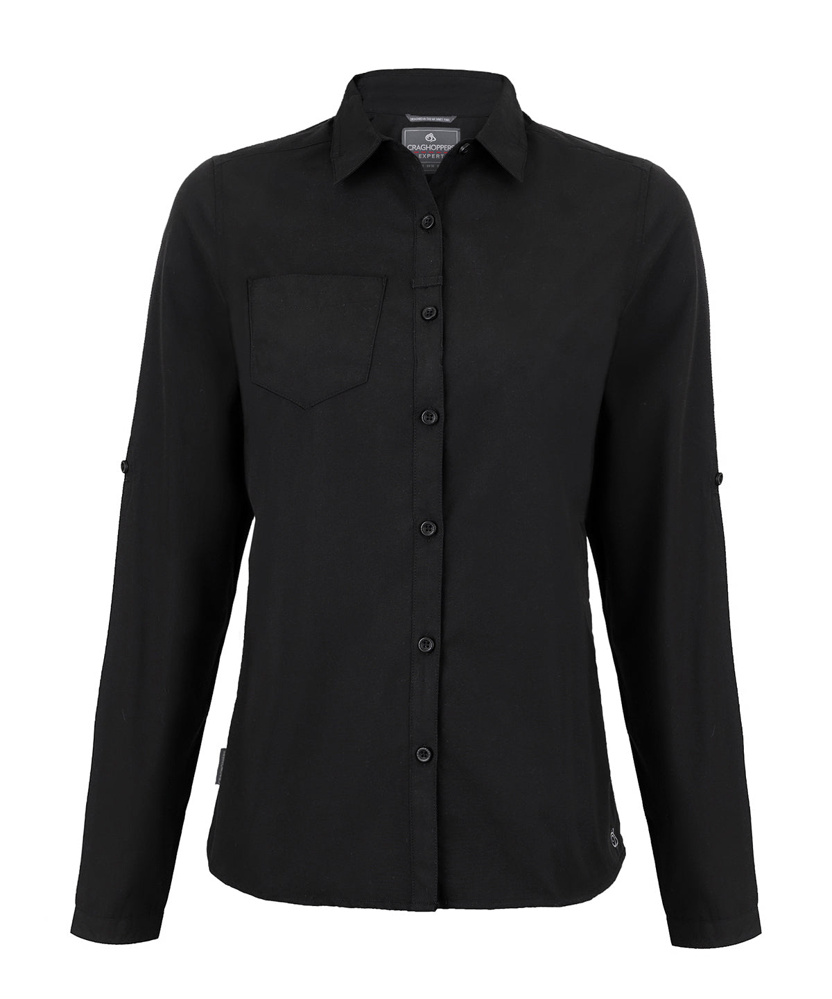 Expert womens Kiwi long-sleeved shirt | Black