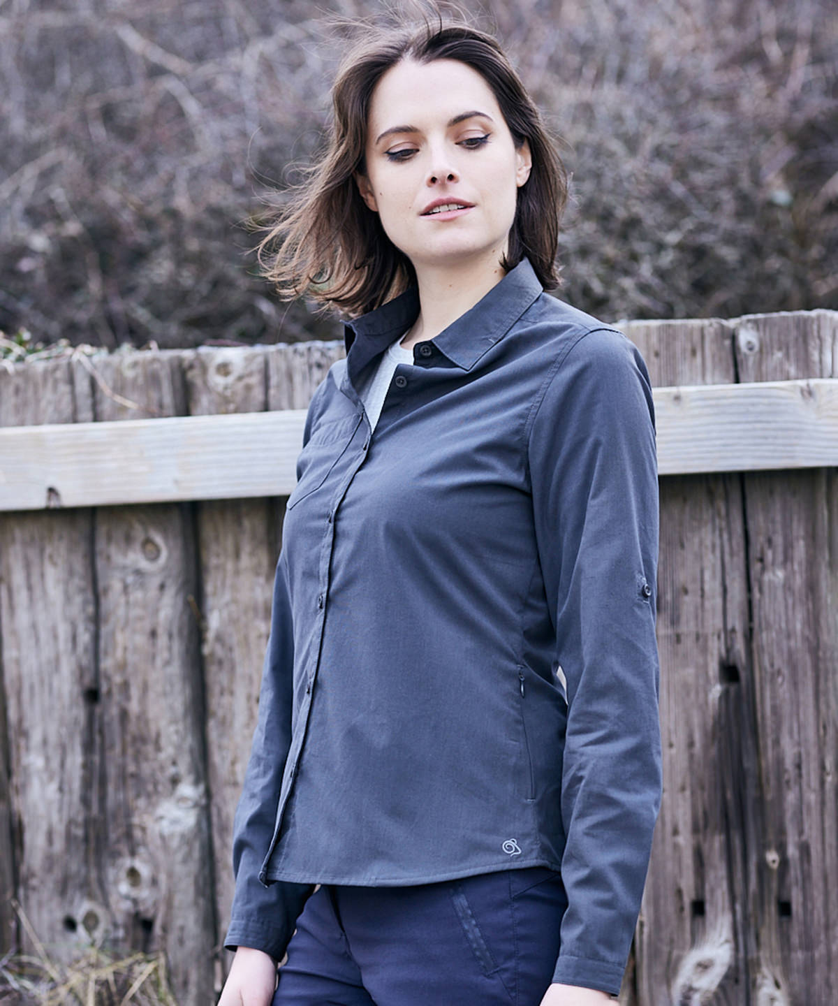 Expert womens Kiwi long-sleeved shirt | Cedar