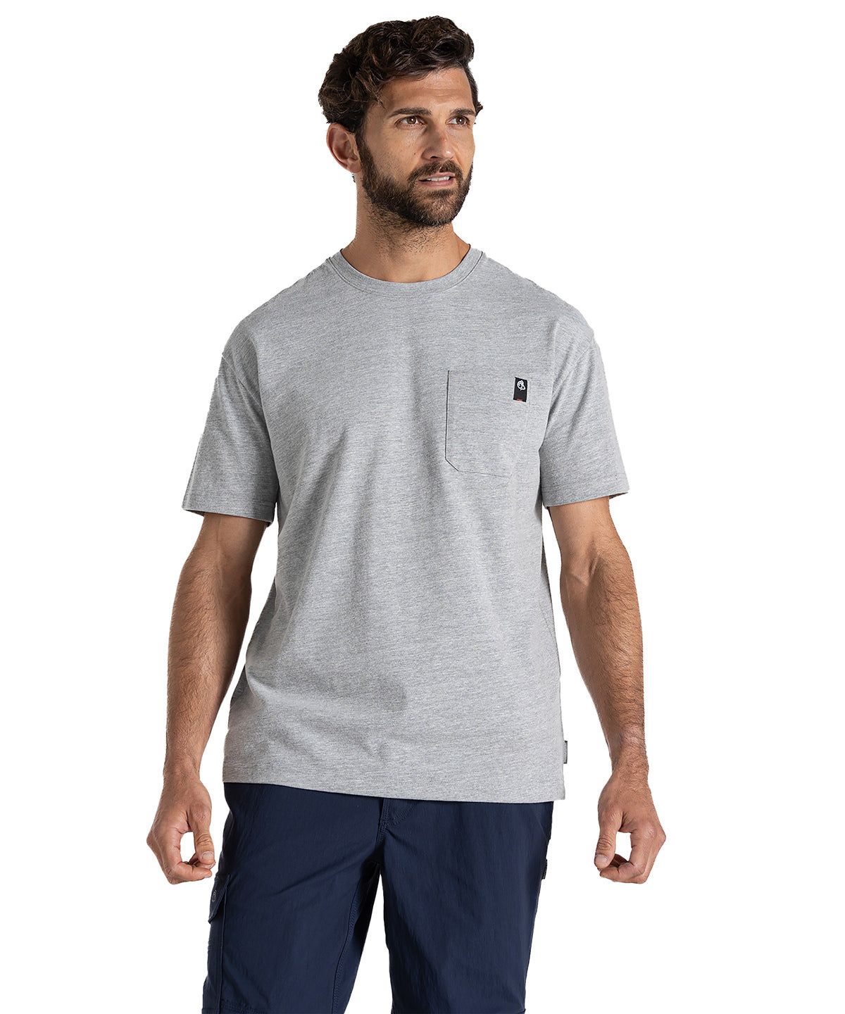 Wakefield pocket workwear t-shirt | carbon grey