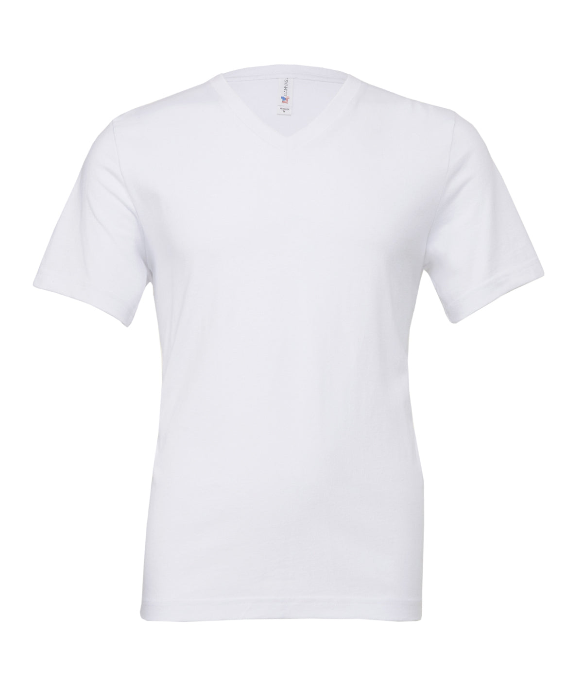 Unisex Jersey v-neck t-shirt | white