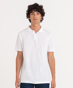 Etosha organic polo shirt | jet black