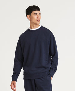Crater recycled sweatshirt | black