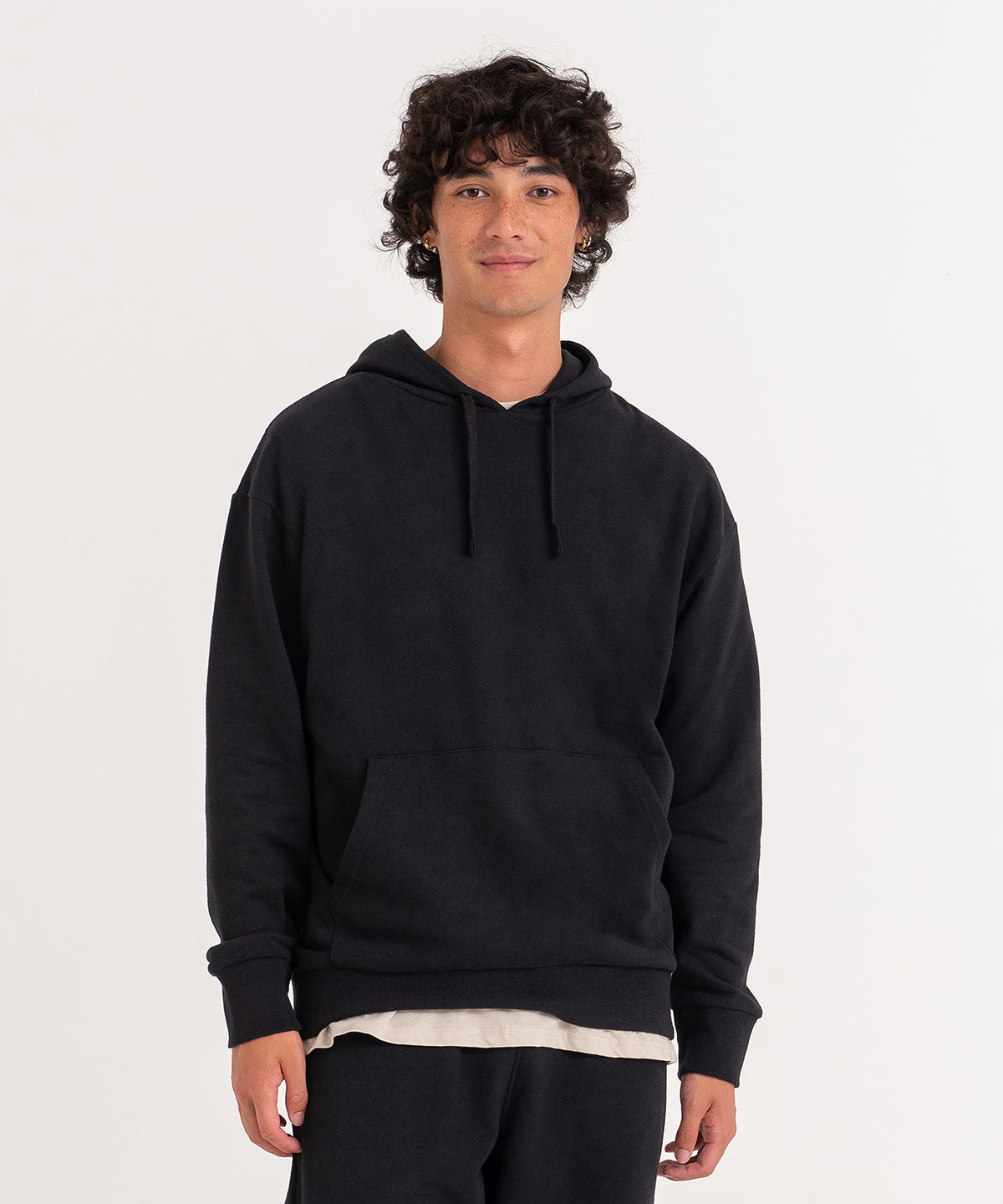 Crater recycled hoodie | heather grey