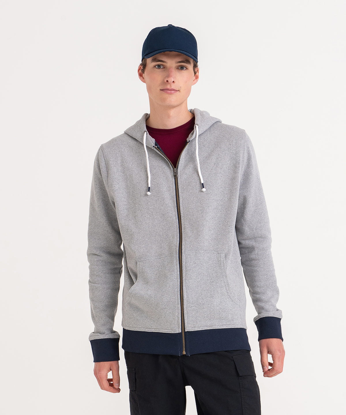 Okavango regen zoodie | black/charcoal