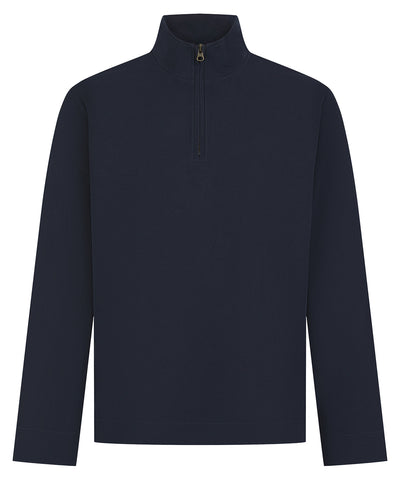 Premium piqu 1/4-zip top | navy