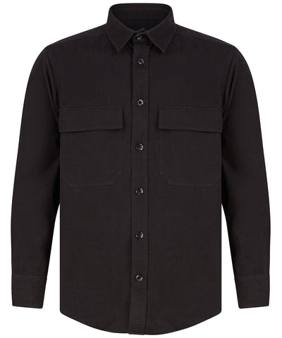 Drill overshirt | black